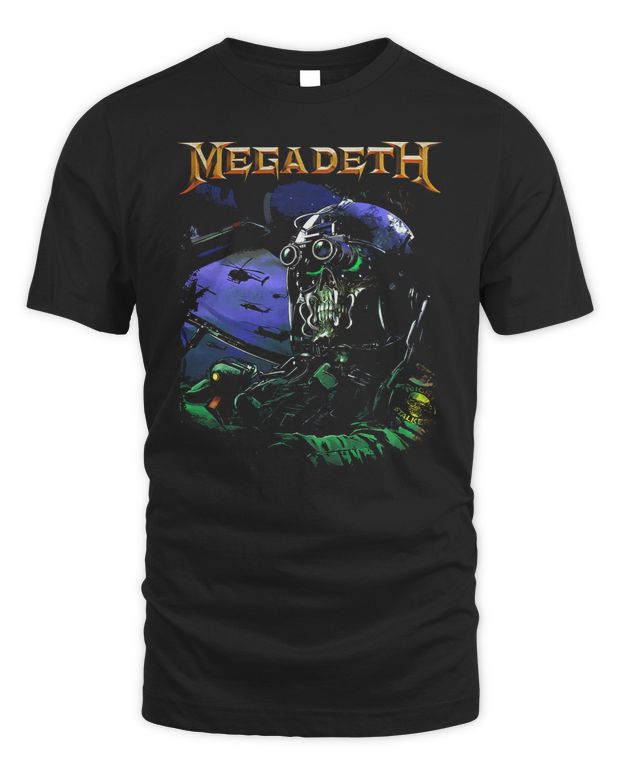 Megadeth Merch Copter Pilot 2023 Fall Tour Shirt - Unisex Standard T-Shirt