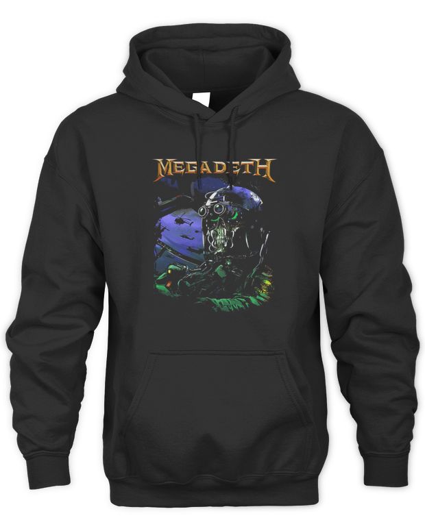 Megadeth Merch Copter Pilot 2023 Fall Tour Shirt - Unisex Hoodie