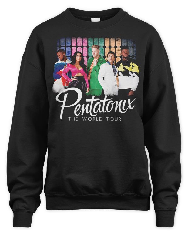 Pentatonix Merchandise PTX World Tour Shirt - Unisex Sweatshirt