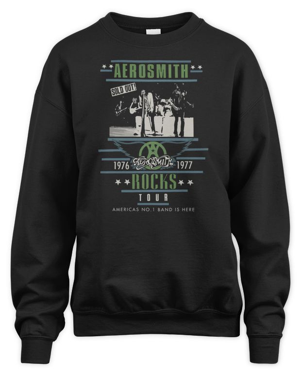 Aerosmith Merch Rocks Tour Shirt - Unisex Sweatshirt