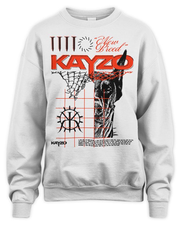 Kayzo Merch New Breed Tour Shirt - Unisex Sweatshirt