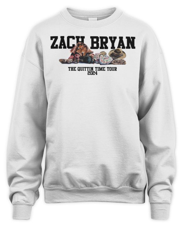 Zach Bryan Merch Zb Cowboy Tour Shirt - Unisex Sweatshirt