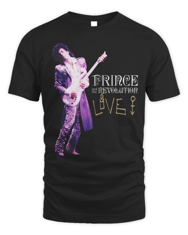 Prince Merchandise Prince & the Revolution Live Tour Shirt - Unisex Standard T-Shirt