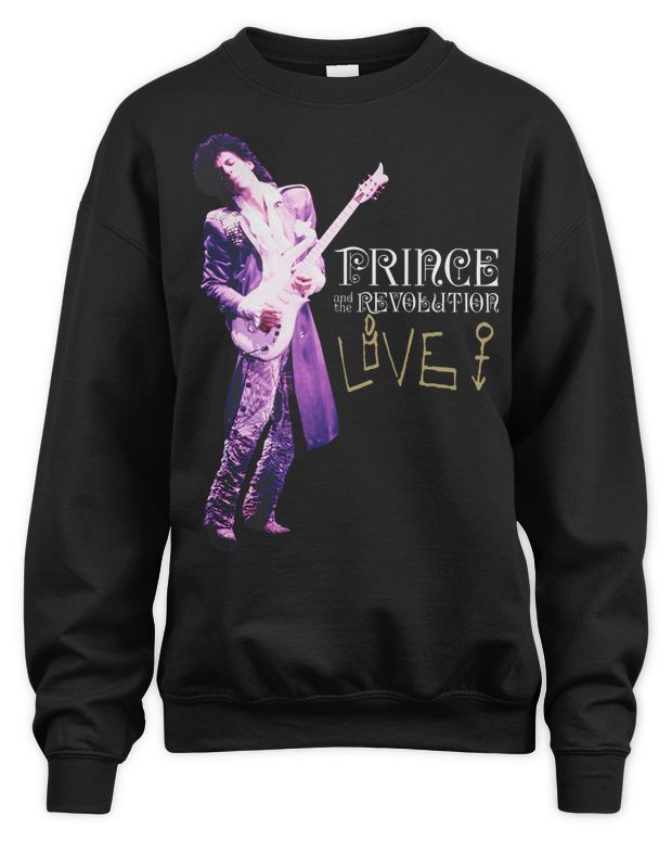 Prince Merchandise Prince & the Revolution Live Tour Shirt - Unisex Sweatshirt