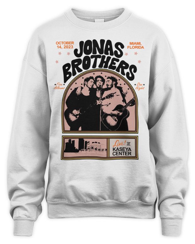 Jonas Brothers Tour Merch Miami Shirt - Unisex Sweatshirt