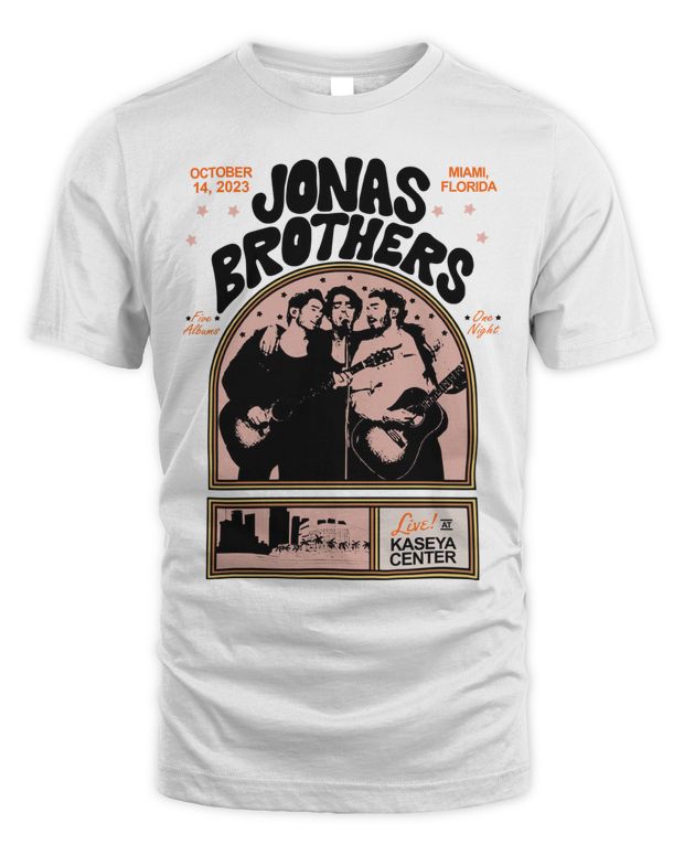 Jonas Brothers Tour Merch Miami Shirt - Unisex Standard T-Shirt