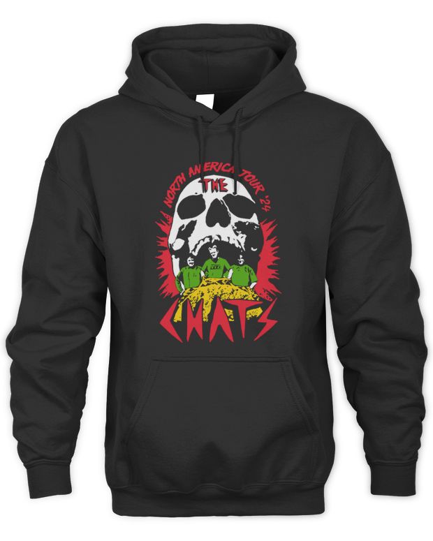 The Chats Merch Skull 2024 North America Tour Shirt - Unisex Hoodie