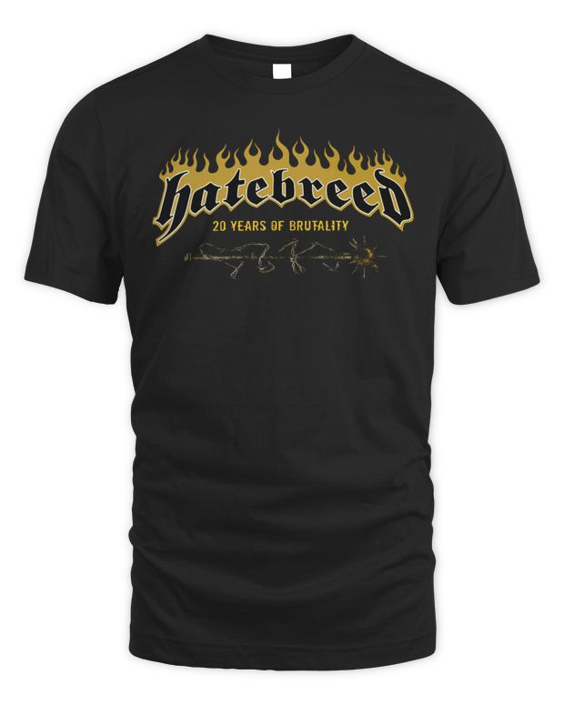 Hatebreed Merch Rise of Brutality 20th Anniversary Tour Shirt - Unisex Standard T-Shirt