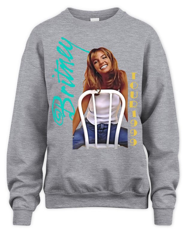 Rue21 Merch Charcoal Gray Britney Spears Tour Shirt - Unisex Sweatshirt