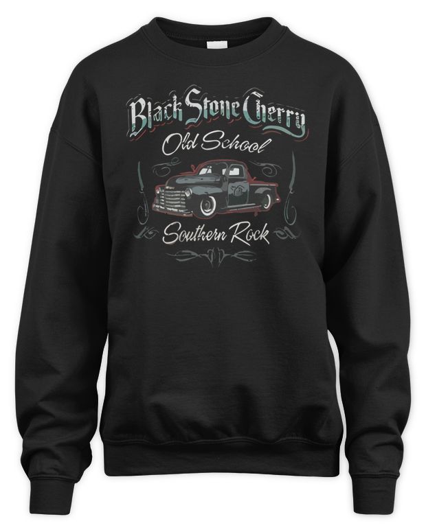 Black Stone Cherry Merch Old School Tour Shirt - Unisex Sweatshirt