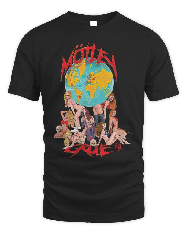 Motley Crue Merch Girls World Tour Shirt - Unisex Standard T-Shirt