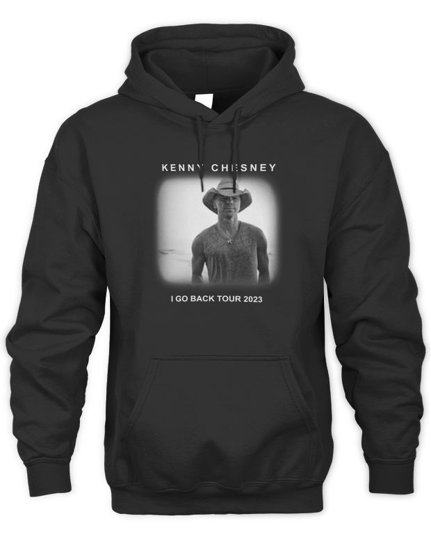 Kenny Chesney Merchandise 2023 I Go Back Tour Vintage Shirt - Unisex Hoodie