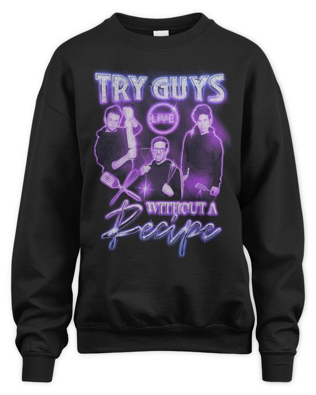 Try Guys Merch War Live Vintage Tour Shirt - Unisex Sweatshirt