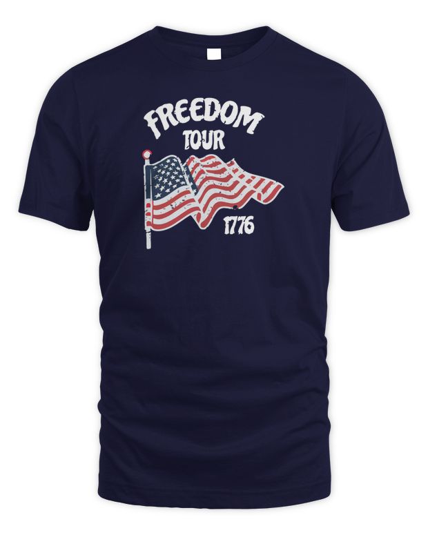 Authentically American Apparel 2023 Flag Freedom Tour Shirt - Unisex Standard T-Shirt
