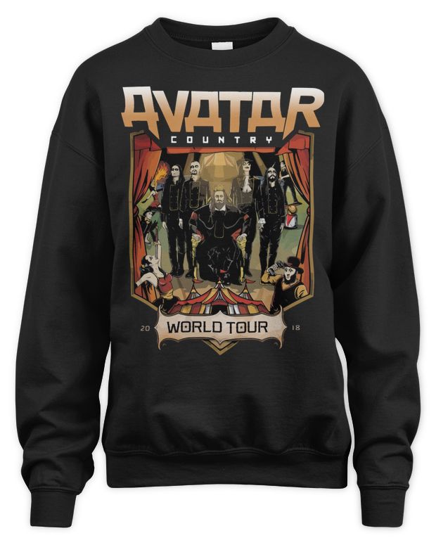 Avatar Band Merch Avatar Country Circus World Tour Shirt - Unisex Sweatshirt