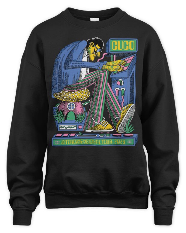 Cuco Merch Interdimensional Tour Shirt - Unisex Sweatshirt