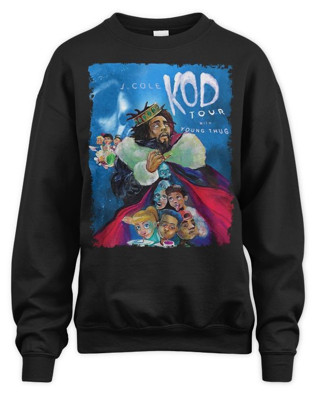 J Cole Merch Kod Tour Shirt - Unisex Sweatshirt
