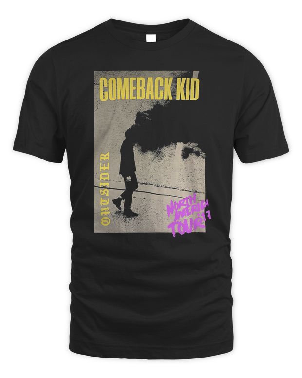 Comeback Kid Merch Outsider Tour Shirt - Unisex Standard T-Shirt