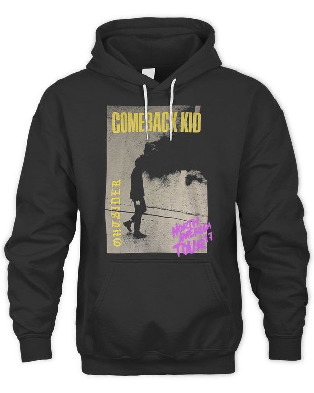 Comeback Kid Merch Outsider Tour Shirt - Unisex Hoodie