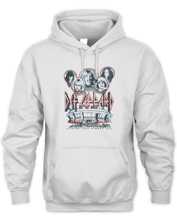 Def Leppard Merch Summer Stadium Tour 2024 E-Comm Exclusive Shirt - Unisex Hoodie