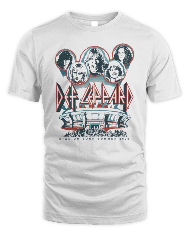 Def Leppard Merch Summer Stadium Tour 2024 E-Comm Exclusive Shirt - Unisex Standard T-Shirt