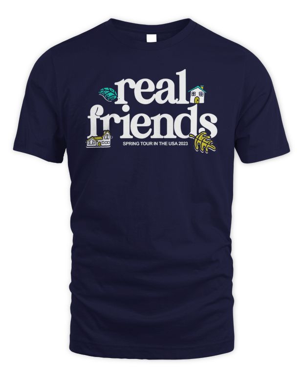 Real Friends Merch Comfort Colors Spring Tour Shirt - Unisex Standard T-Shirt