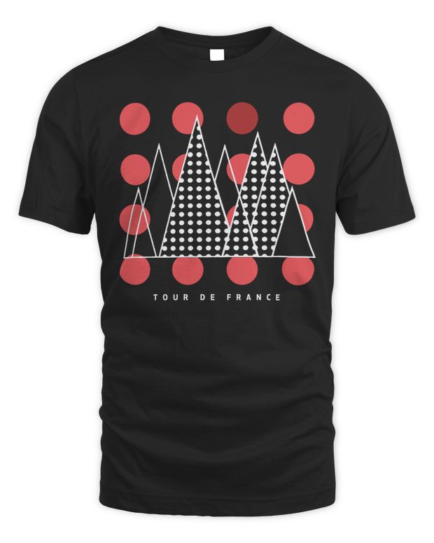 Tour De France Merchandise Red Polka Shirt - Unisex Standard T-Shirt
