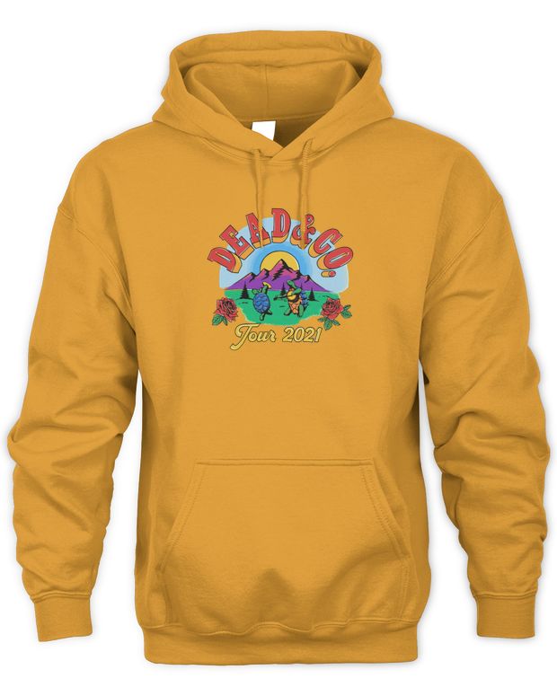 Dead and Company Merchandise Mountain Tour 2021 Shirt - Unisex Hoodie
