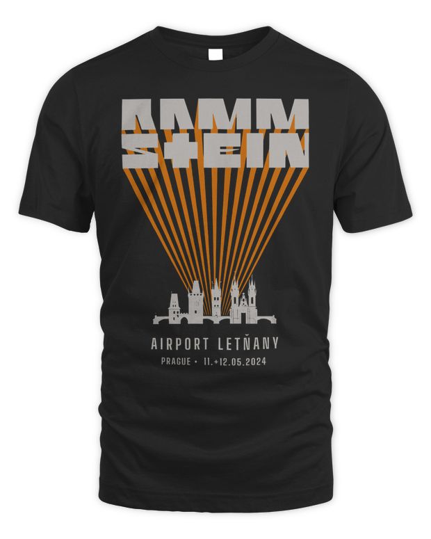Rammstein Merch Europe Stadium Tour 2024 Prague Shirt - Unisex Standard T-Shirt