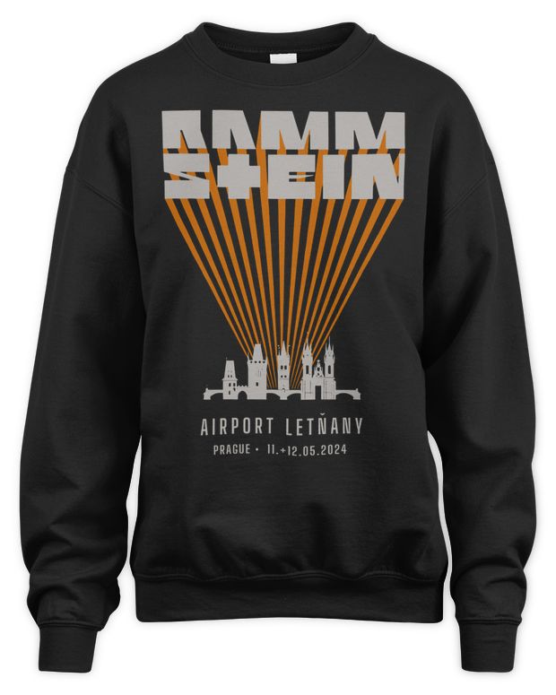 Rammstein Merch Europe Stadium Tour 2024 Prague Shirt - Unisex Sweatshirt