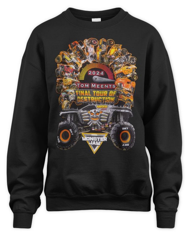 Monster Jam Merchandise Max-D Final Tour Shirt - Unisex Sweatshirt