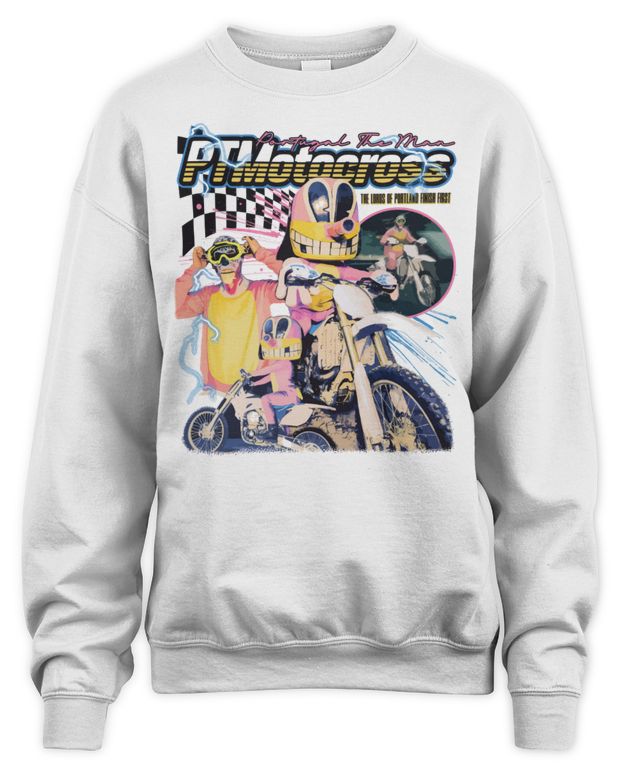 Portugal the Man Merch Pt Motocross Tour Shirt - Unisex Sweatshirt