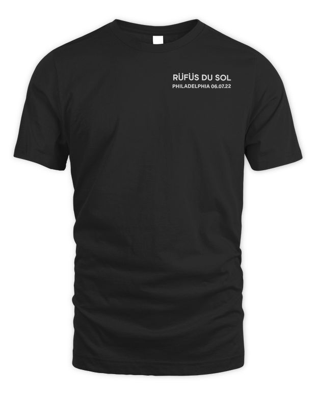 Rfs Du Sol Merch Exclusive City Tour 6.7.2022 Philadelphia, Pa Shirt - Unisex Standard T-Shirt