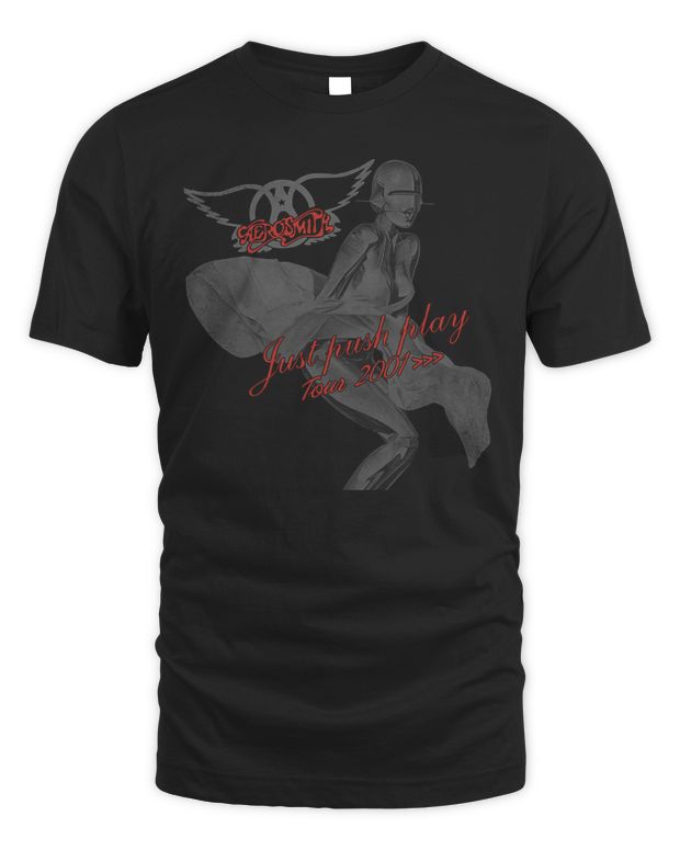 Aerosmith Merch Just Push Play Tour Shirt - Unisex Standard T-Shirt
