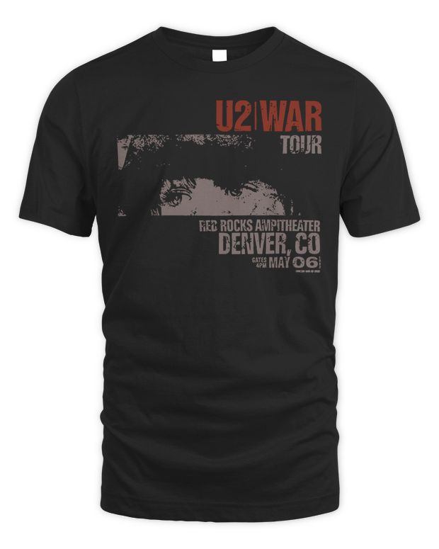U2 Merchandise War Tour Red Rocks '83 Shirt - Unisex Standard T-Shirt