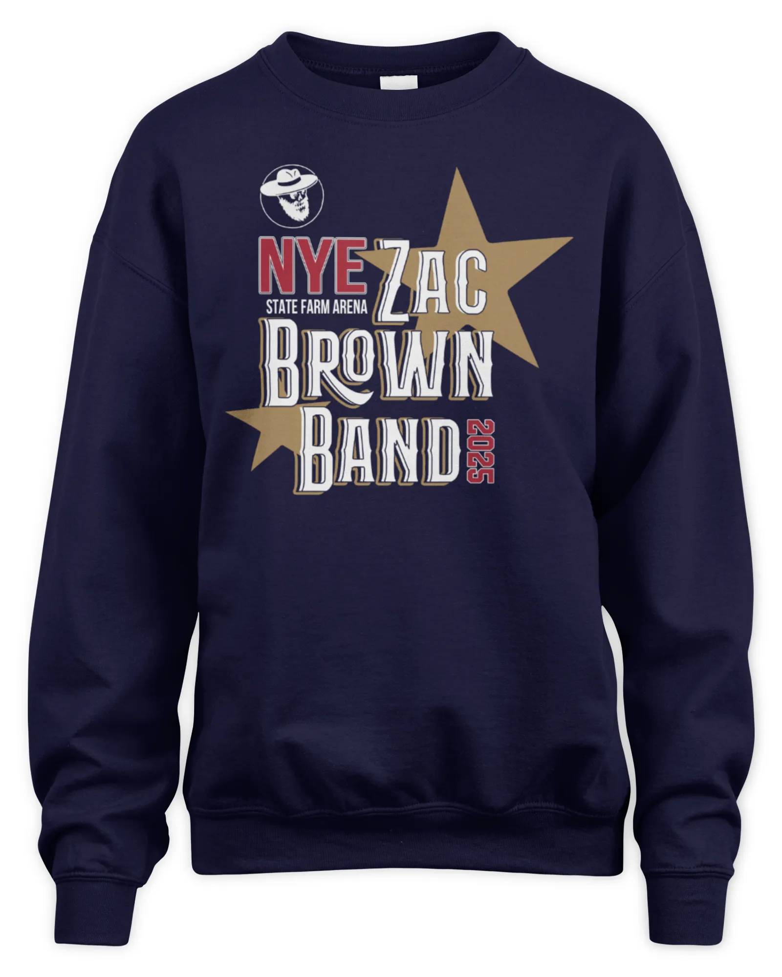 Sweatshirt Zac Brown Band New Year's Eve 2025 State Farm Arena, Premium Sweaer
