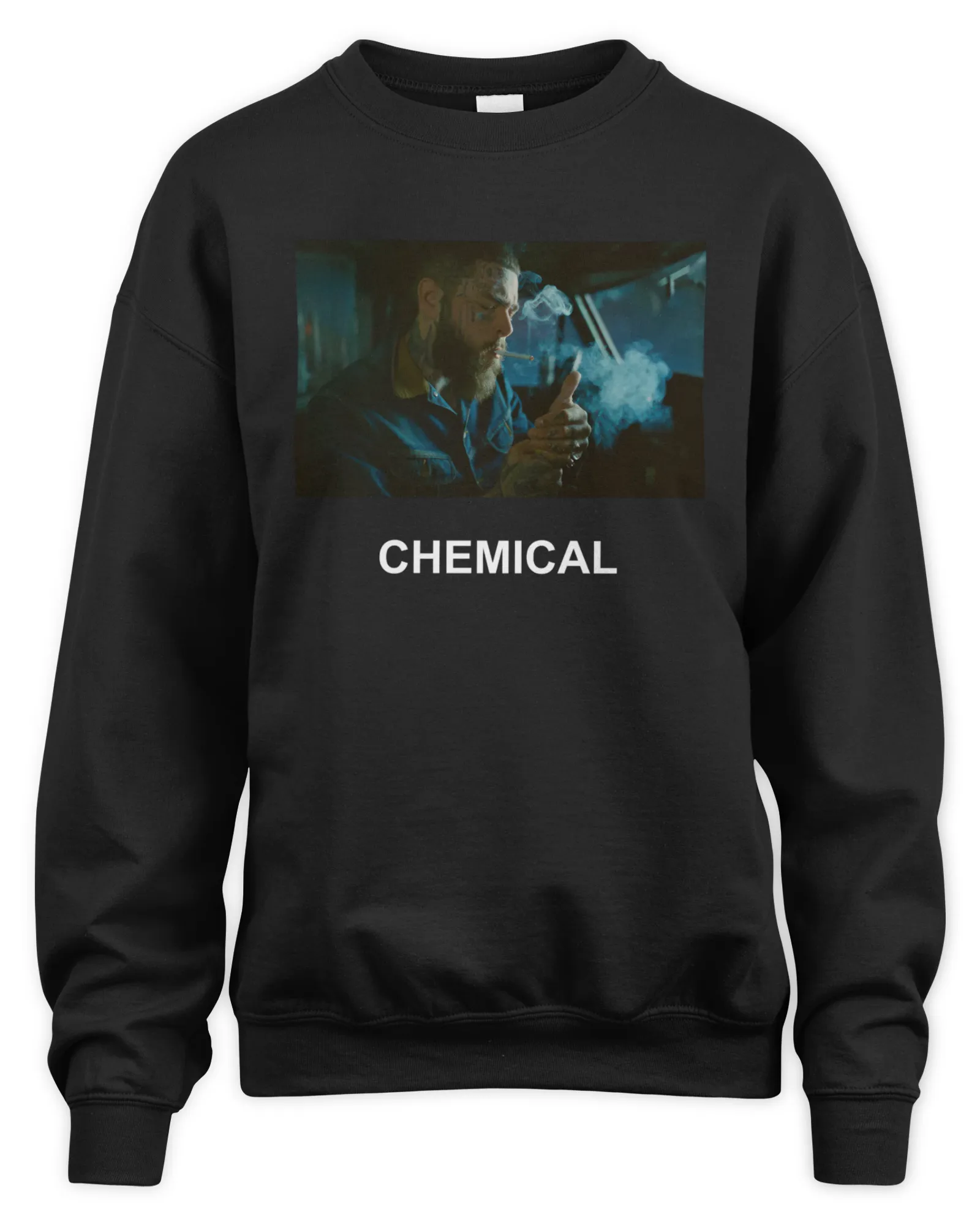 Sweatshirt Post Malone Merch Chemical, Premium Sweaer