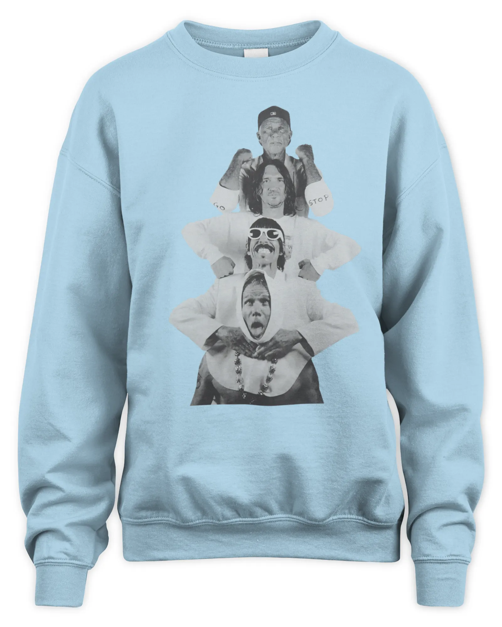 Sweatshirt Red Hot Chili Peppers Merch Four Wise Men's, Premium Sweaer