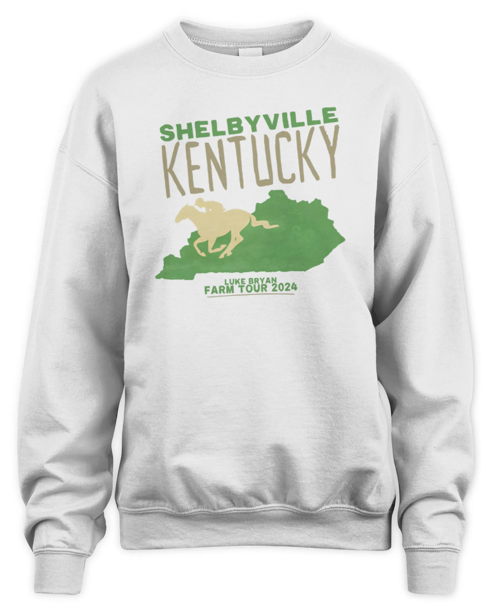 Sweatshirt Shelbyville, Ky Farm Tour 2024 Luke Bryan Official Cloithing, Premium Sweaer