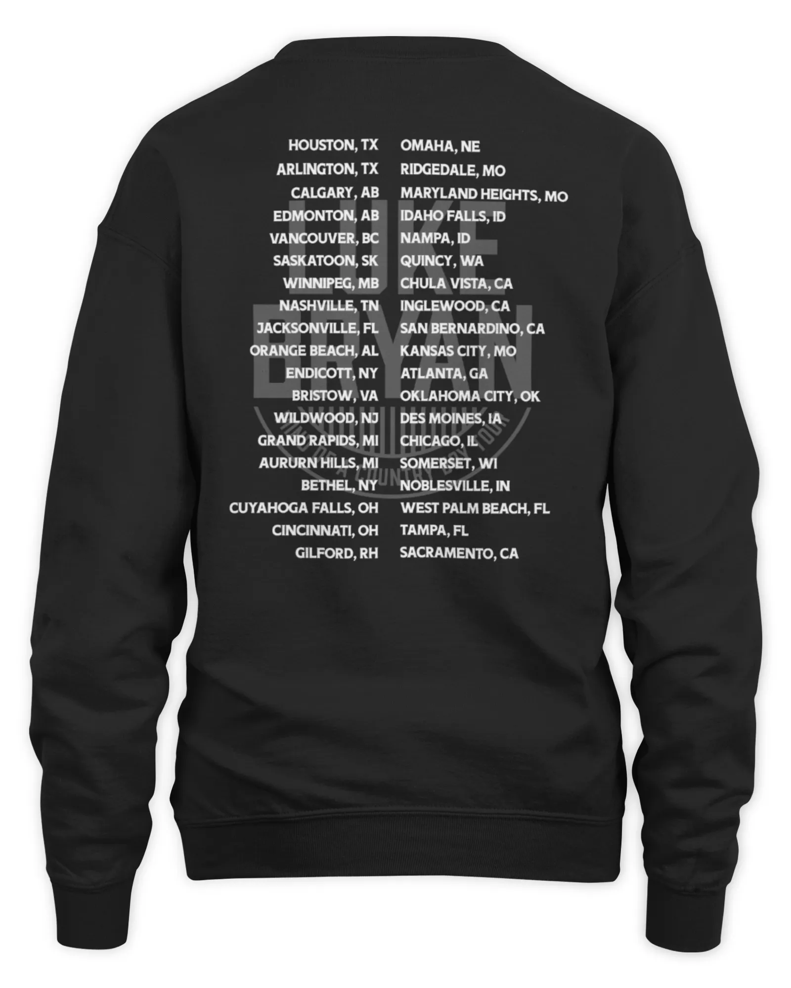 Sweatshirt Luke Bryan Merch Mind Of A Country Boy Tour, Premium Sweaer