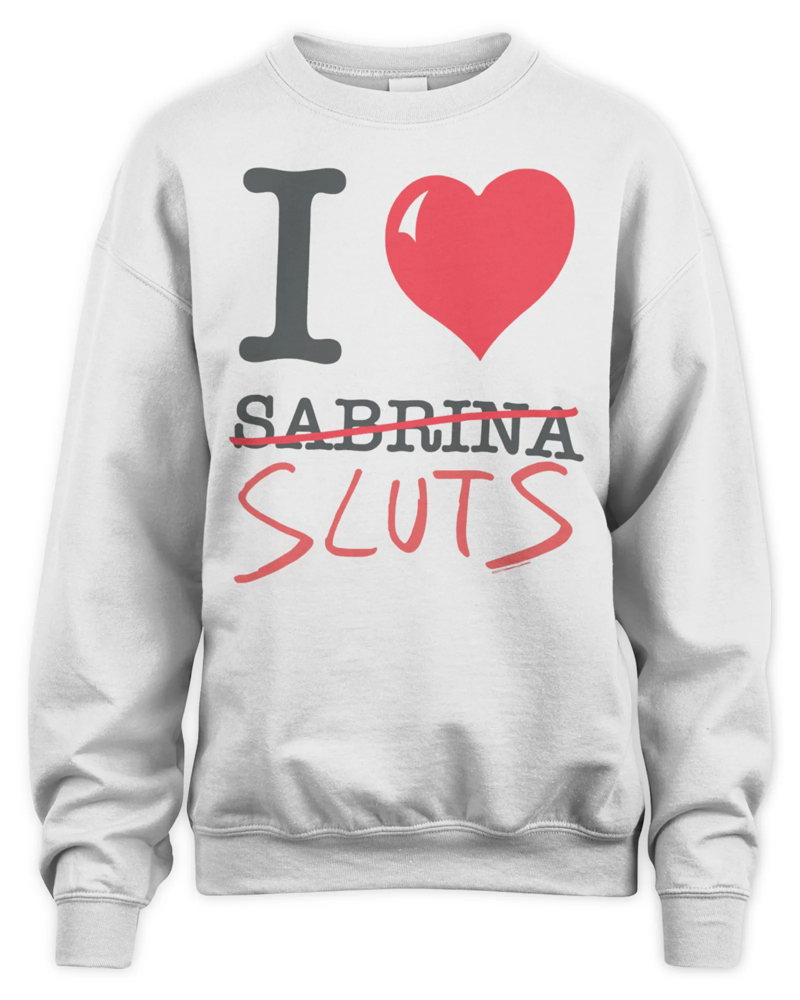 Sweatshirt Sabrina Carpenter Merch Sluts , Premium Sweaer
