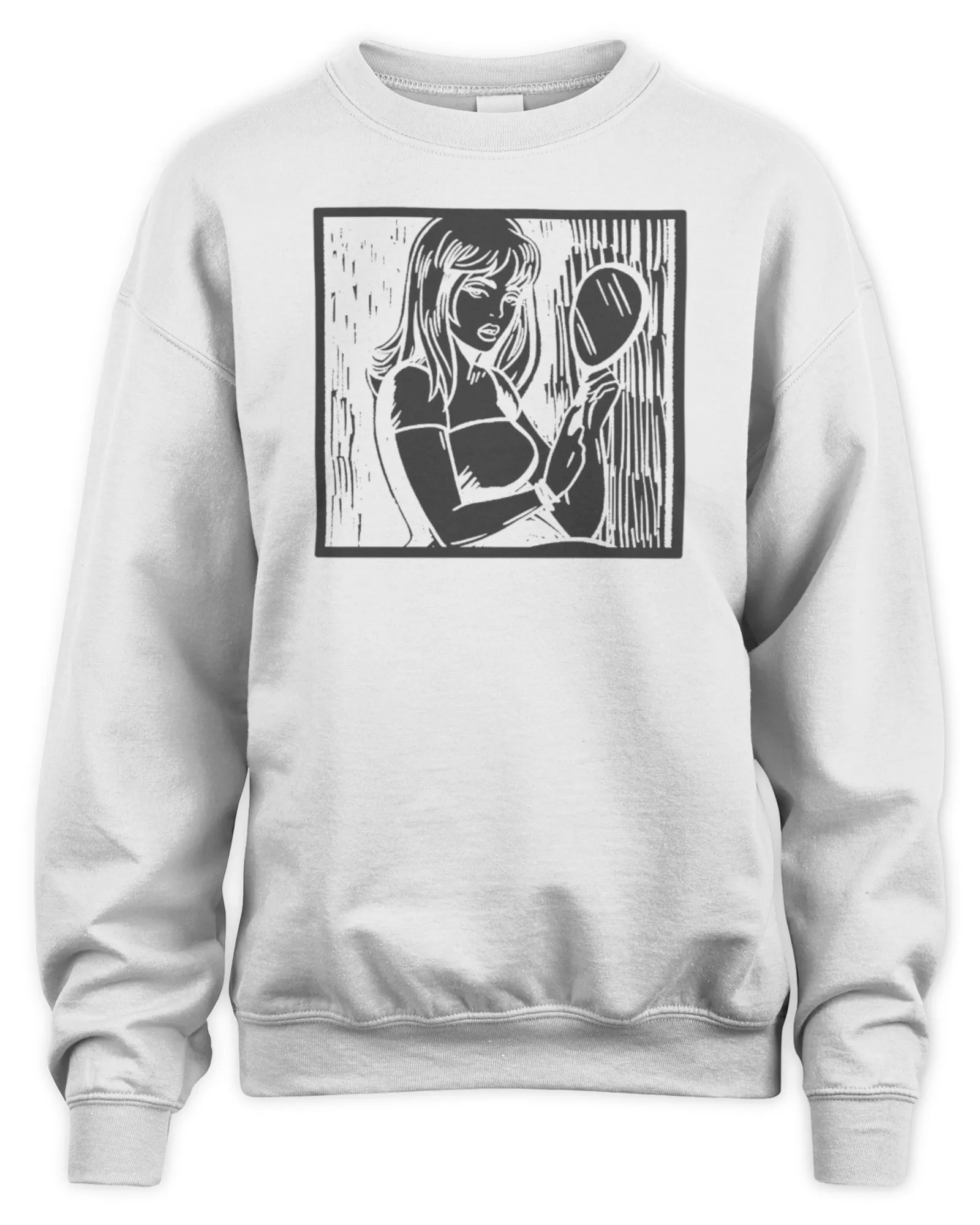 Sweatshirt Billie Eilish Official Store Mirror T, Premium Sweaer