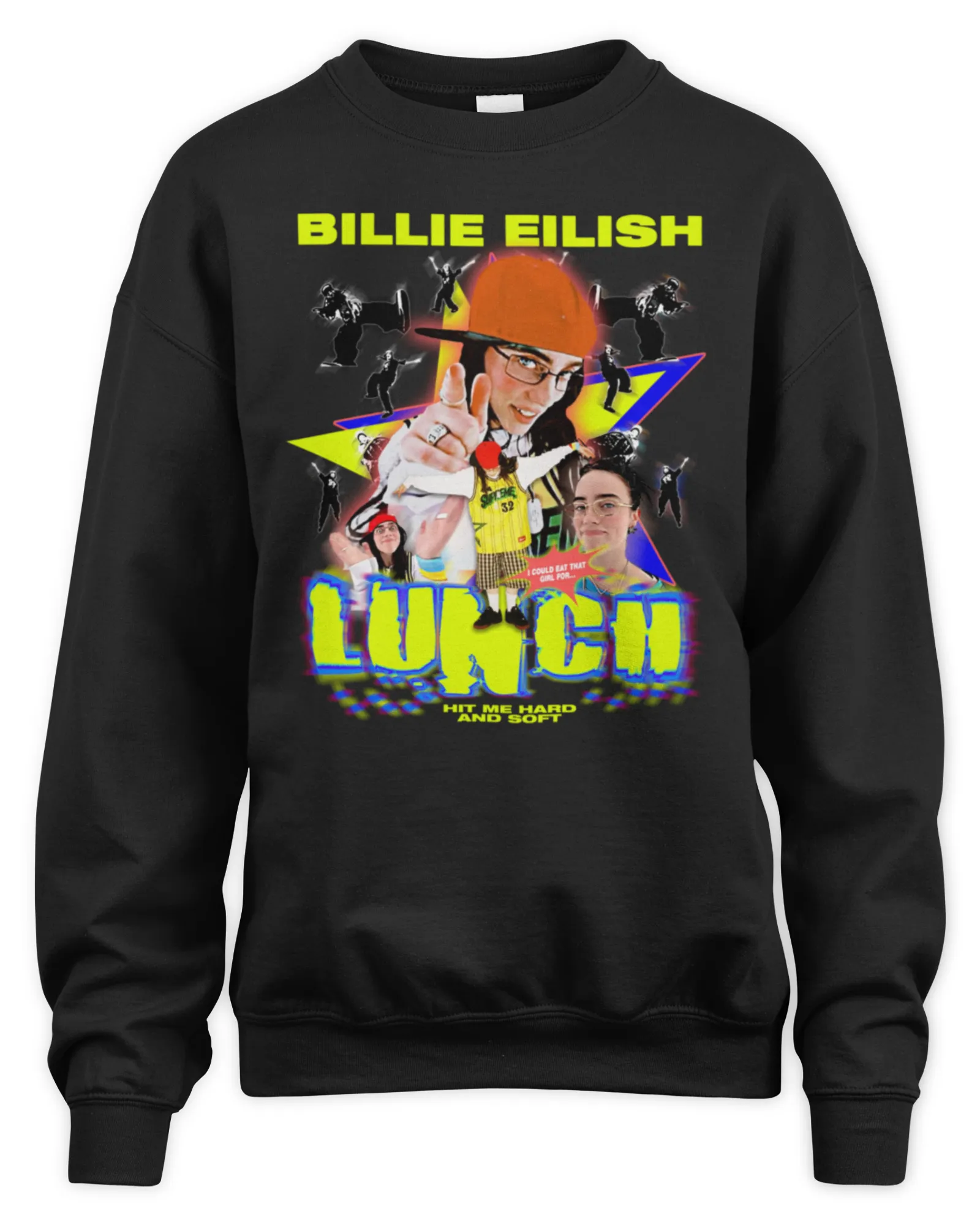 Sweatshirt Billie Eilish Lunch Official, Premium Sweaer