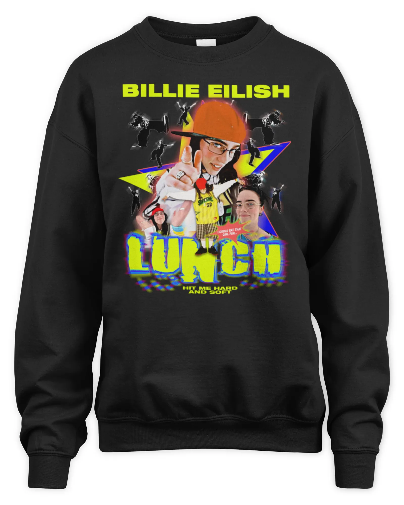 Sweatshirt Billie Eilish Lunch Official, Premium Sweaer