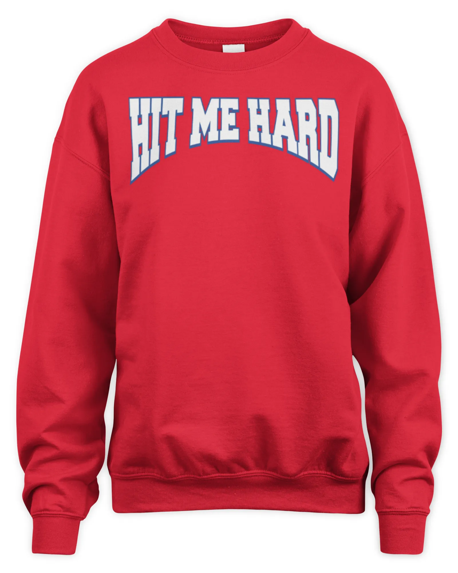 Sweatshirt Billie Eilish Hit Me Hard And Soft Red Official, Premium Sweaer