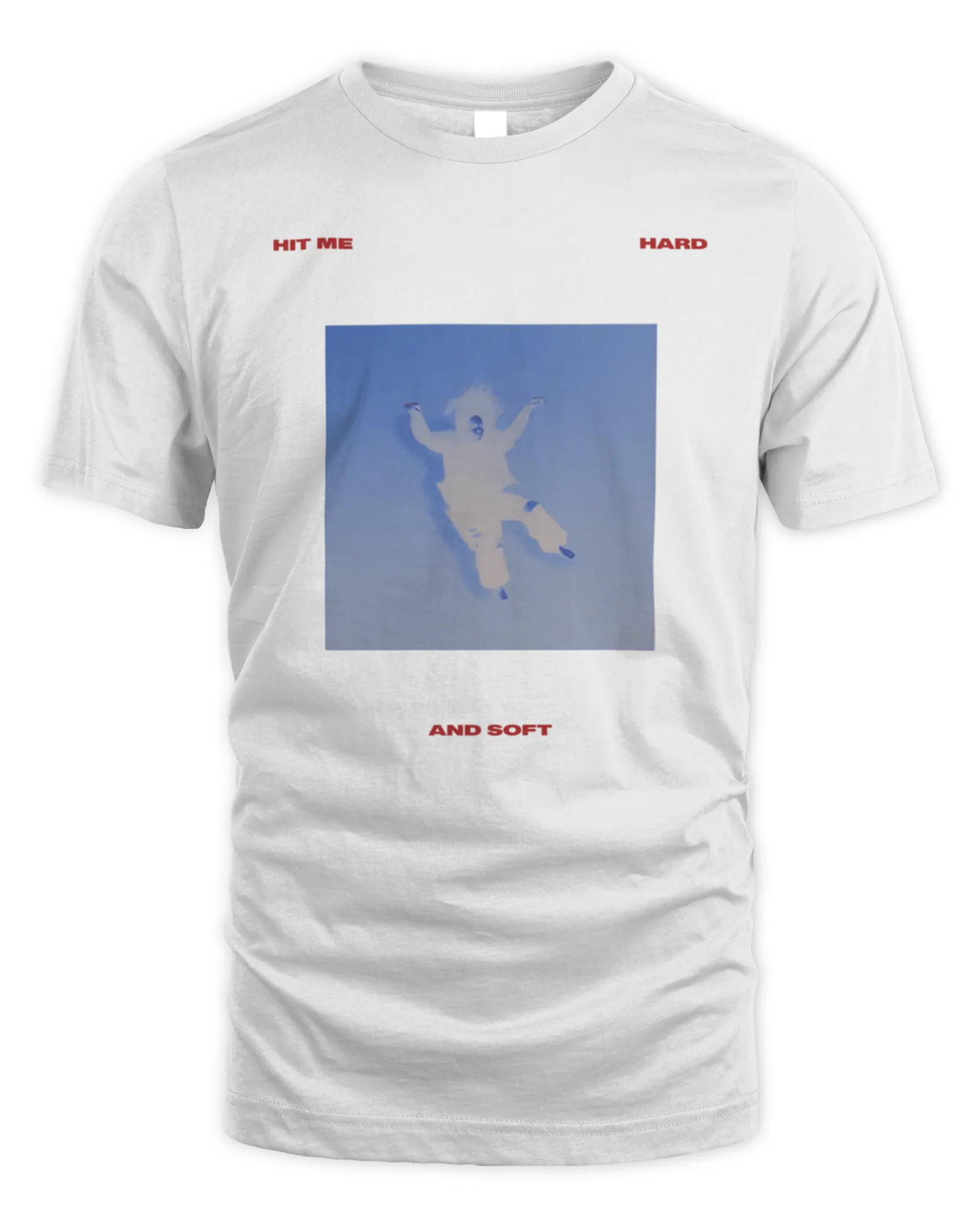 T-Shirt Billie Eilish Falling Scatter Text White