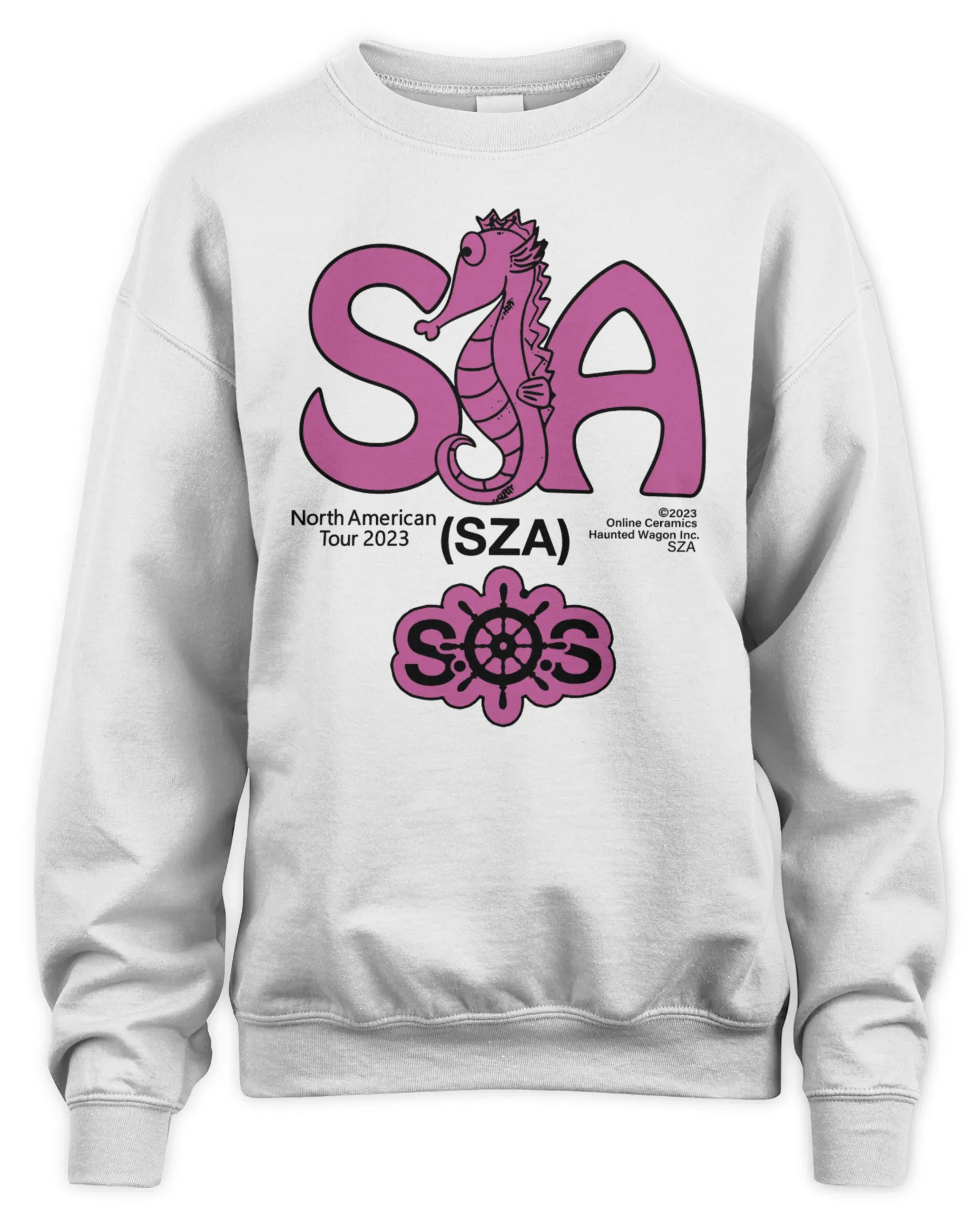 Sweatshirt Online Ceramics Sza Tour Merch, Premium Sweaer