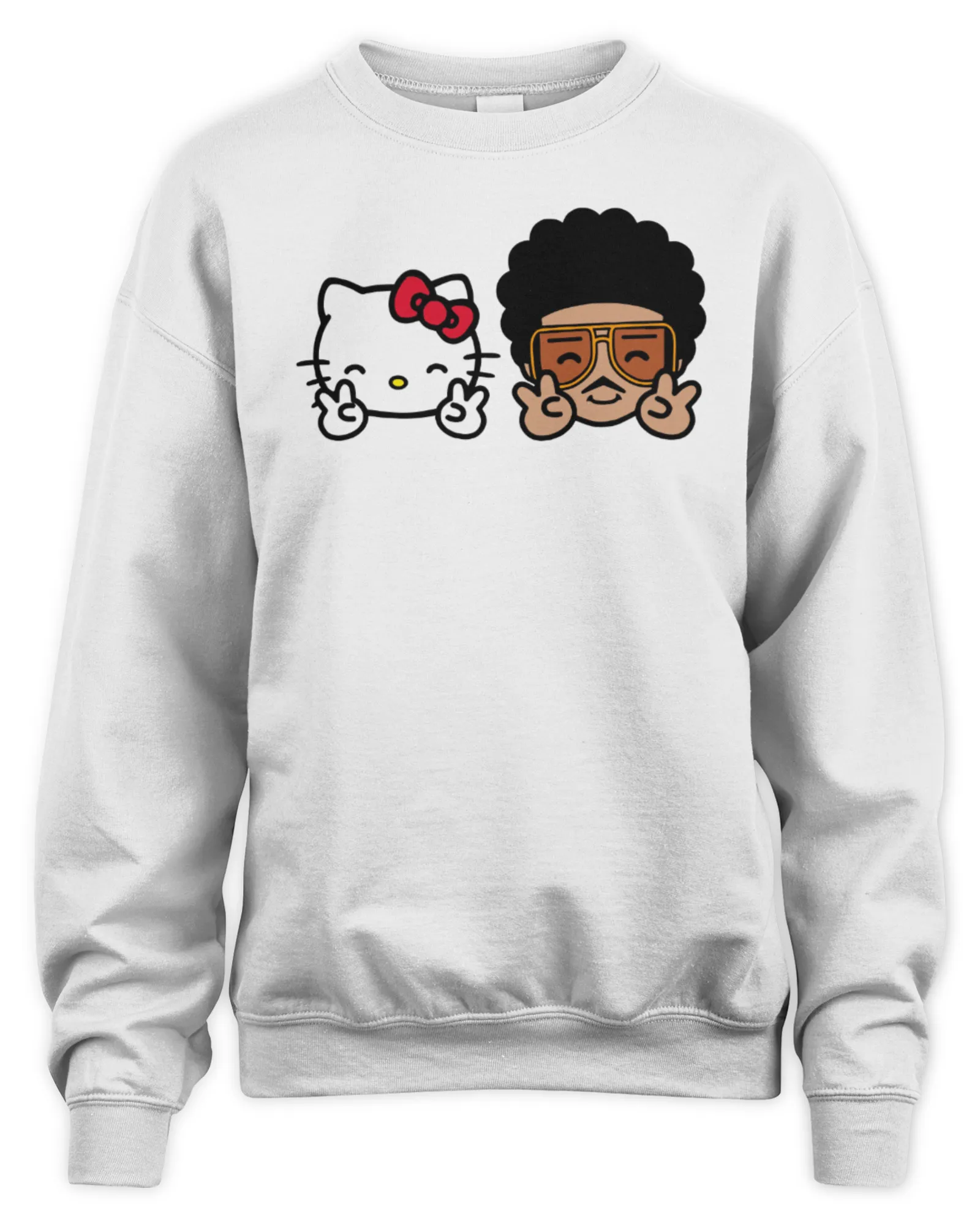 Sweatshirt Hello Kitty 50th Anniversary With 2024 Bruno Mars Official, Premium Sweaer