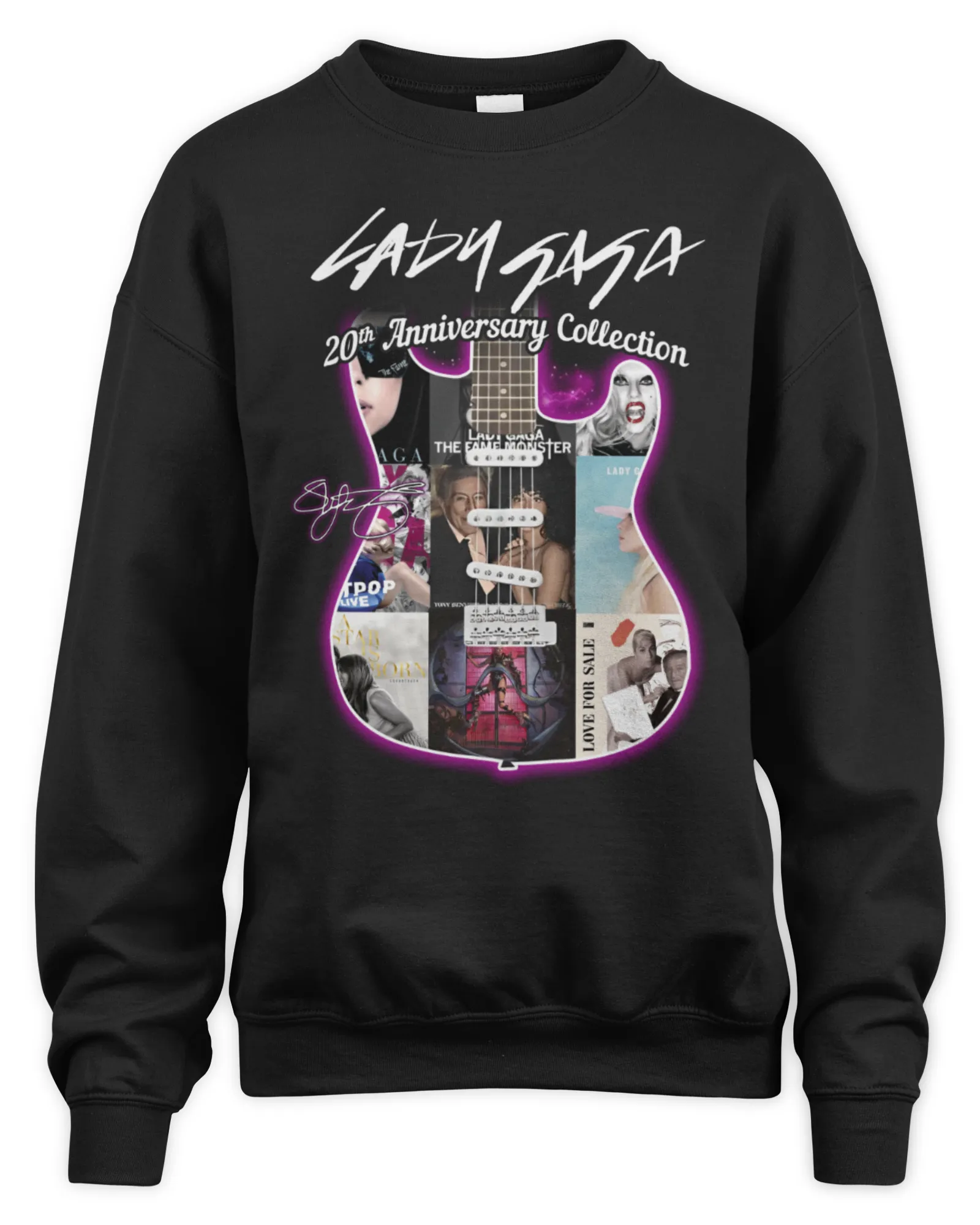 Sweatshirt Lady Gaga The Fame Monster 20th Anniversary Collection Signature, Premium Sweaer