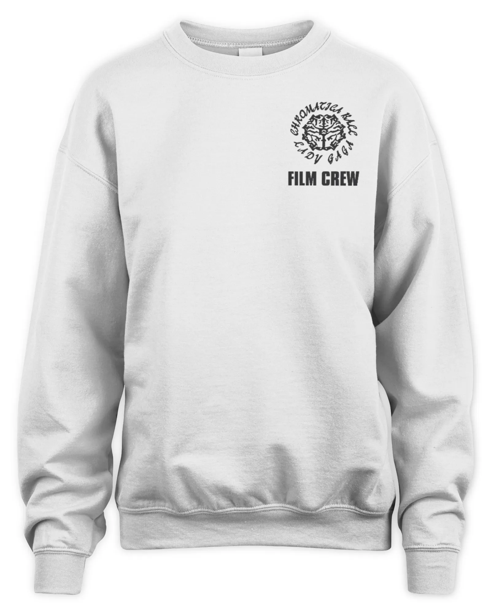 Sweatshirt Lady Gaga Merch Chromatica Ball Film Crew Long Sleeve, Premium Sweaer